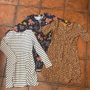 3 pcs Girls Fall Season Dresses